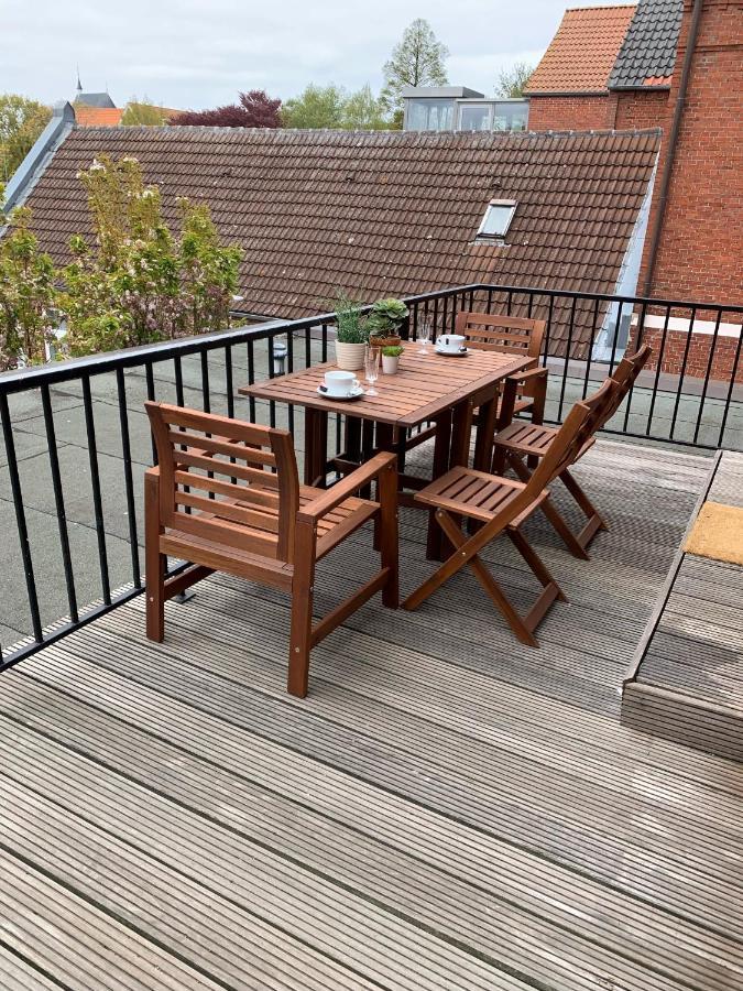 Charmante Ferienwohnung Greta Norden Exterior foto
